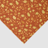 Papier Mousseline Houx doré (Détail)
