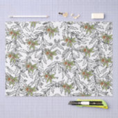Papier Mousseline Houx Gui (Artisanat)