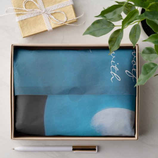 Papier Mousseline Howling Wolf Decoupage (Cadeau)