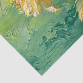 Papier Mousseline Huile d'art floral - Découpage d'impression (Détail)