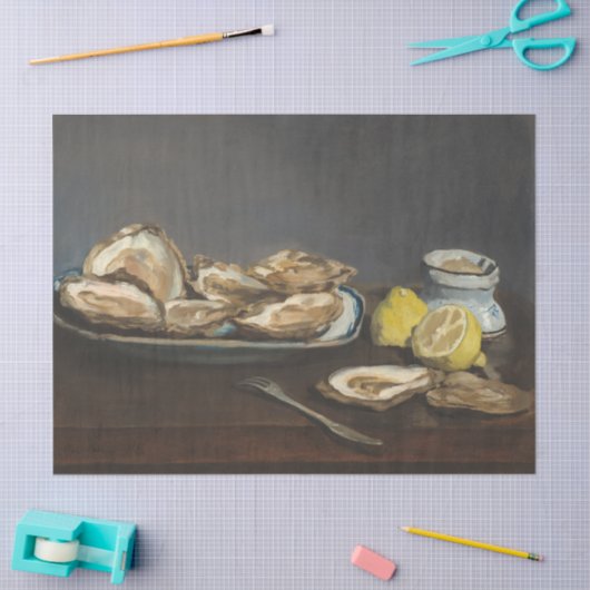 Papier Mousseline Huîtres (par Edouard Manet) (Artisanat)