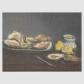 Papier Mousseline Huîtres (par Edouard Manet) (Recto)