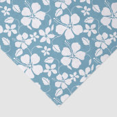 PAPIER MOUSSELINE HULA HAÏIENNE (HIBISCUS) ESCLAT BLEU (Détail)