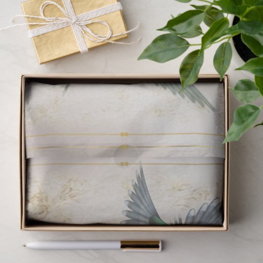 Papier Mousseline Humminbirds Series Design 4 (Cadeau)