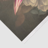 Papier Mousseline Hummingbird et Dark moody Florals découpage (Détail)