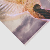 Papier Mousseline HUMMINGBIRD ET NUAGES Papier Tissu (Détail)