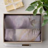 Papier Mousseline HUMMINGBIRD ET NUAGES Papier Tissu (Cadeau)