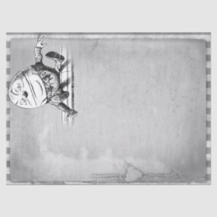 Papier Mousseline Humpty Dumpty Alice au pays des merveilles