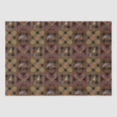 Papier Mousseline Hunt Club Plaid With Wildlife Game (Recto)