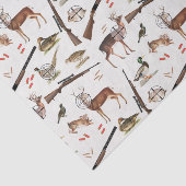 Papier Mousseline Hunting Wildlife Outdoorsman Pattern (Détail)