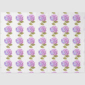 Papier Mousseline Hydrangea Aquarelle série Design 14 (Recto)