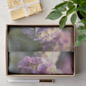 Papier Mousseline Hydrangea Découpe Ensoleillée Lavande Jaune (Cadeau)
