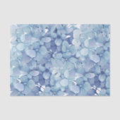 Papier Mousseline Hydrangea fleurs aquarelle (Recto)