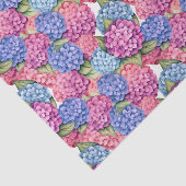 Papier Mousseline Hydrangea Floral  (Détail)