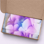 Papier Mousseline Hydrangea Violet Coloré