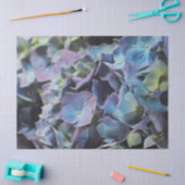 Papier Mousseline Hydrangée bleue (Artisanat)