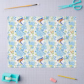 Papier Mousseline Hydrangée bleue (Artisanat)