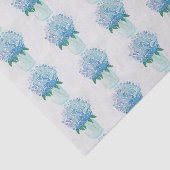 Papier Mousseline Hydrangée bleue et violette (Détail)