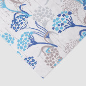 Papier Mousseline Hydrangée légère et aérée Motif floral (Détail)