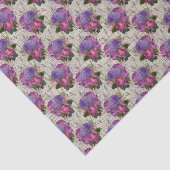 Papier Mousseline Hydrangée violette (Détail)