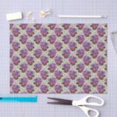Papier Mousseline Hydrangée violette (Artisanat)