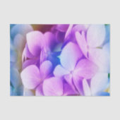 Papier Mousseline Hydrangée violette colorée (Recto)