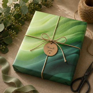 Papier Mousseline Hymne Vert en Mouvement