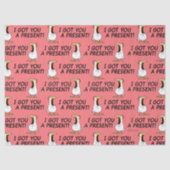 Papier Mousseline I GOT YOU A PRESENT! shouty chicken (Recto)