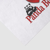Papier Mousseline I Heart Panda Bears Fun (Détail)