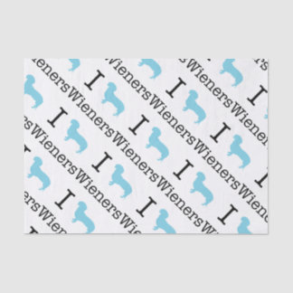 Papier Mousseline I Heart Wieners