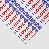 Papier Mousseline I Love 45 (Détail)