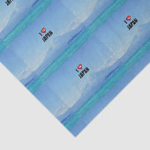 Papier Mousseline "I Love Japan", Mt Fuji (Détail)