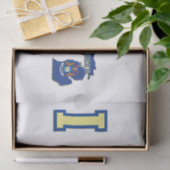 Papier Mousseline I Love Michigan (Cadeau)