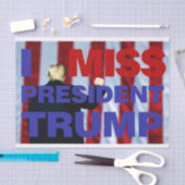 Papier Mousseline I Miss Président Trump (Artisanat)