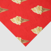 Papier Mousseline Ice-cream Vivid red (Détail)