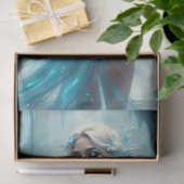 Papier Mousseline Ice Crystal Fairy Decoupage Paper – Winter Fairy  (Cadeau)