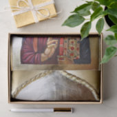 Papier Mousseline Icône bizantine de style du Christ Pantocrator (Cadeau)