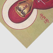 Papier Mousseline Icône chrétienne orthodoxe de St. Claudia (Détail)