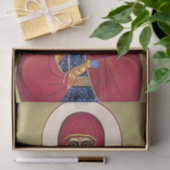 Papier Mousseline Icône chrétienne orthodoxe de St. Claudia (Cadeau)
