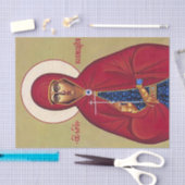 Papier Mousseline Icône chrétienne orthodoxe de St. Claudia (Artisanat)