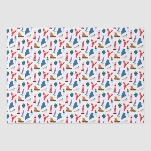 Papier Mousseline Icônes du Maine (Recto)