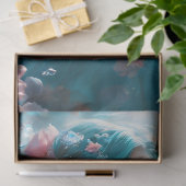 Papier Mousseline Icy Blue Elegant Mermaid Decoupage Paper v5 (Cadeau)