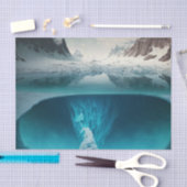 Papier Mousseline Icy Mountain View (Artisanat)