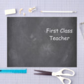 Papier Mousseline Idée cadeau Chalkboard Design pour enseignant de p (Artisanat)