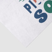 Papier Mousseline Idée cadeau des joueurs de Pickleball (Détail)