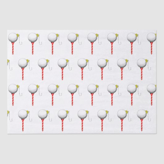 Papier Mousseline Idées Cadeaux Golf Holiday (Recto)