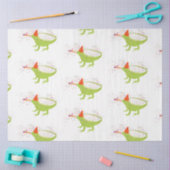 Papier Mousseline Iguana Lizard Fête Animaux ayant une fête (Artisanat)