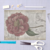 Papier Mousseline III floral français (Artisanat)