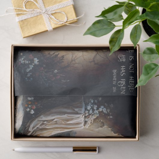 Papier Mousseline Il est ressuscité (Cadeau)