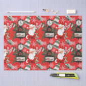 Papier Mousseline Il est temps pour Père Noël (Artisanat)